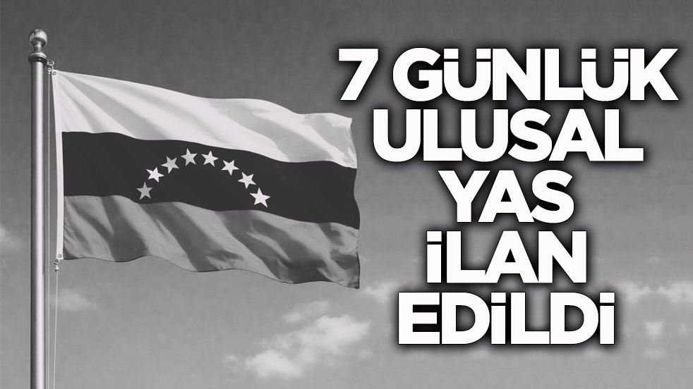 Venezuela’dan yas kararı