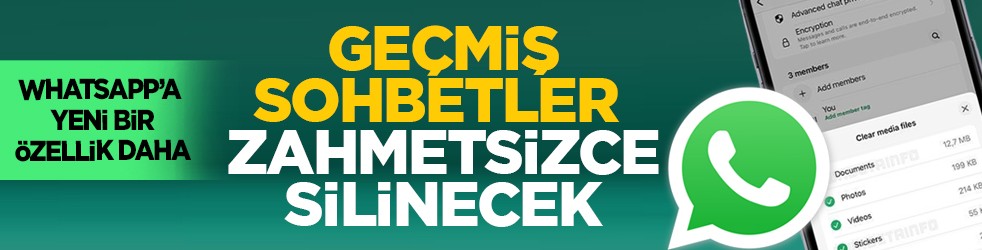 WhatsApp’a yeni bir özellik daha: Geçmiş sohbetler zahmetsizce silinecek