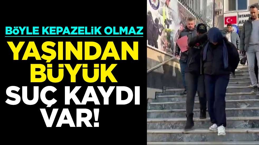 Yaşından büyük suç kaydı var!