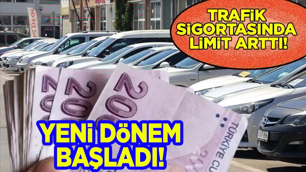 Yeni dönem başladı: 'Trafik Sigortas'ında yeni rakamlar belli oldu