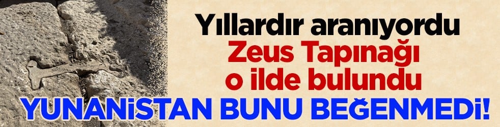 Yıllardır aranıyordu! Limyra Antik Kenti'nde Zeus Tapınağı bulundu