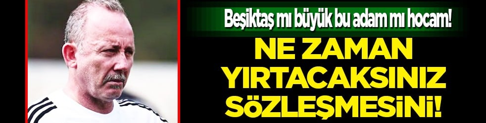 Yiyin birbirinizi demeyin artık! Bu adamın arkasında hangi güç var yahu... Yırtın sözleşmesini artık...