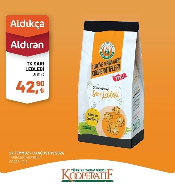 Foto - 1-9 Ağustos tarihli liste açıklandı! Tarım Kredi'de indirim rüzgarı