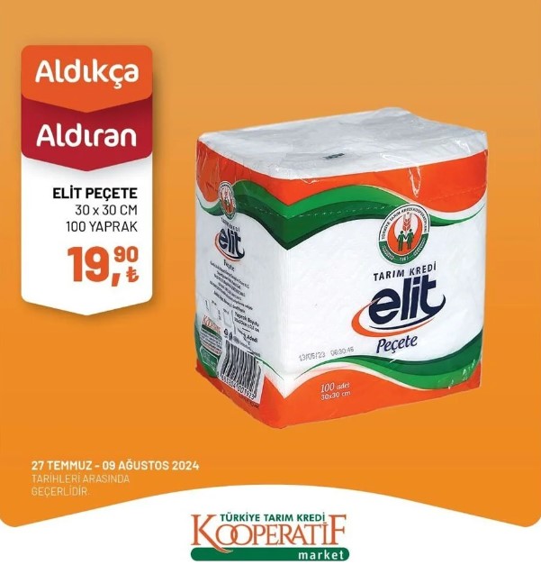 Foto - 1-9 Ağustos tarihli liste açıklandı! Tarım Kredi'de indirim rüzgarı