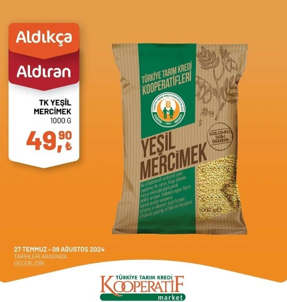 Foto - 1-9 Ağustos tarihli liste açıklandı! Tarım Kredi'de indirim rüzgarı