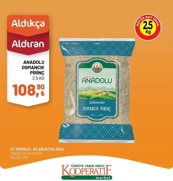 Foto - 1-9 Ağustos tarihli liste açıklandı! Tarım Kredi'de indirim rüzgarı