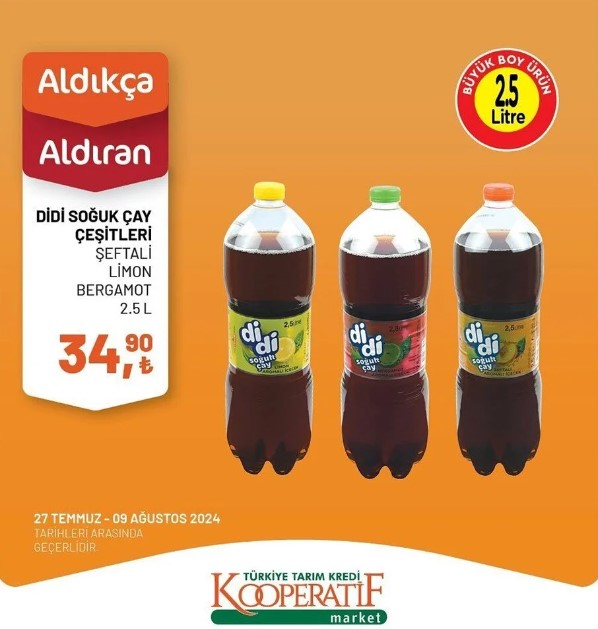 Foto - 1-9 Ağustos tarihli liste açıklandı! Tarım Kredi'de indirim rüzgarı