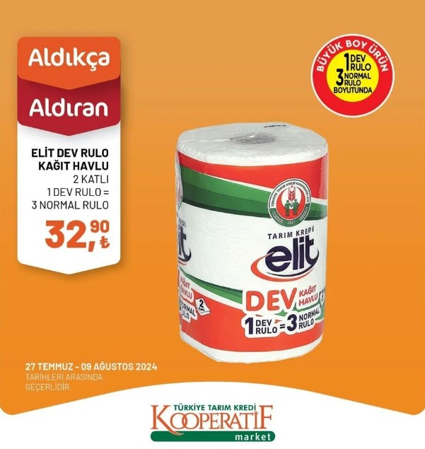 Foto - 1-9 Ağustos tarihli liste açıklandı! Tarım Kredi'de indirim rüzgarı