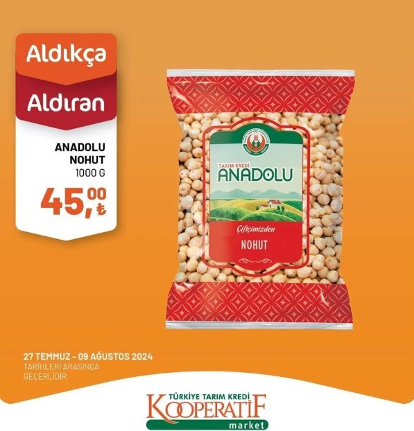 Foto - 1-9 Ağustos tarihli liste açıklandı! Tarım Kredi'de indirim rüzgarı