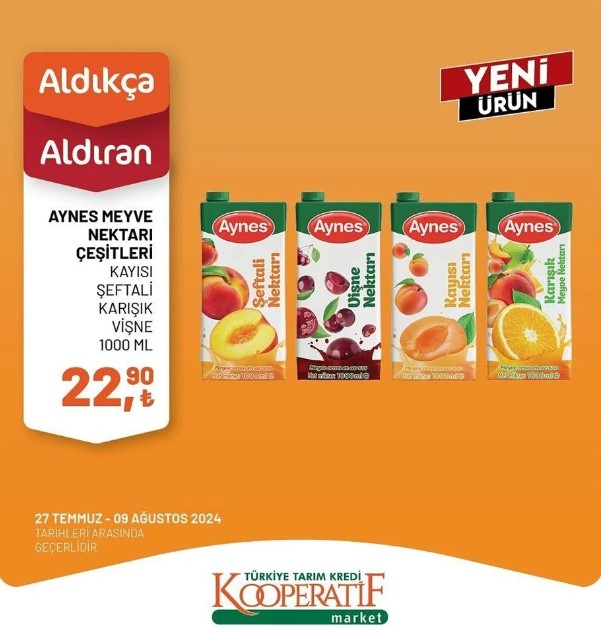 Foto - 1-9 Ağustos tarihli liste açıklandı! Tarım Kredi'de indirim rüzgarı