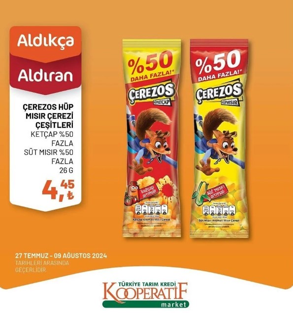 Foto - 1-9 Ağustos tarihli liste açıklandı! Tarım Kredi'de indirim rüzgarı