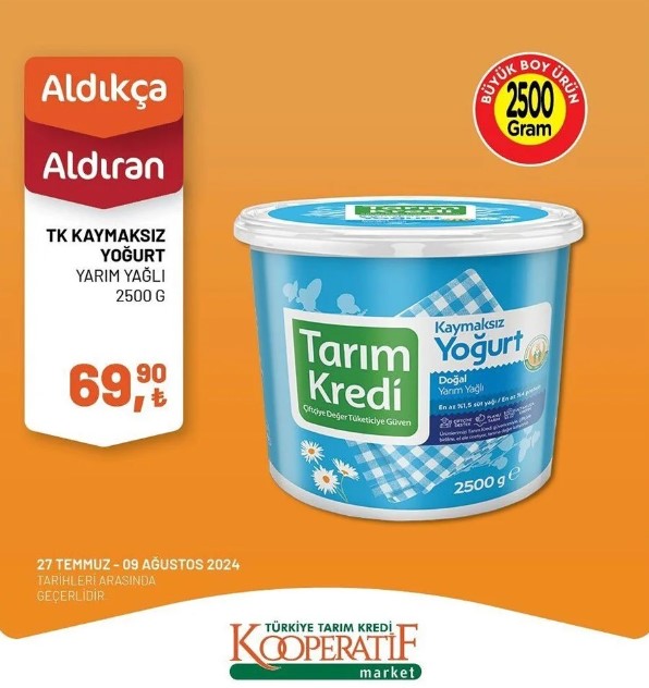 Foto - 1-9 Ağustos tarihli liste açıklandı! Tarım Kredi'de indirim rüzgarı