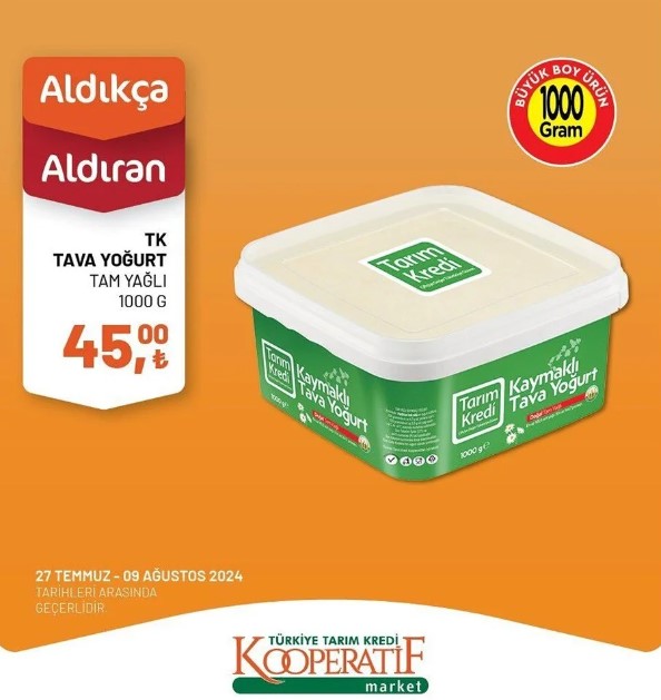 Foto - 1-9 Ağustos tarihli liste açıklandı! Tarım Kredi'de indirim rüzgarı