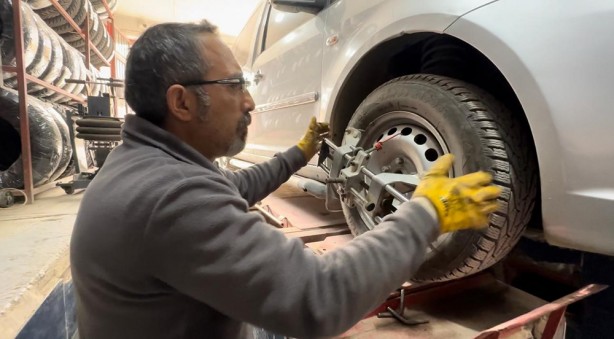 Foto - 1 Aralık’ta başlıyor! O ilimizde kış lastikleri şimdiden takılmaya başlandı! 