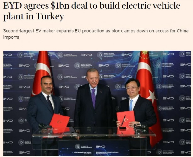 Foto - 1 milyarlık yatırım dünya gündeminde! Çinliler Türkiye’ye geliyor