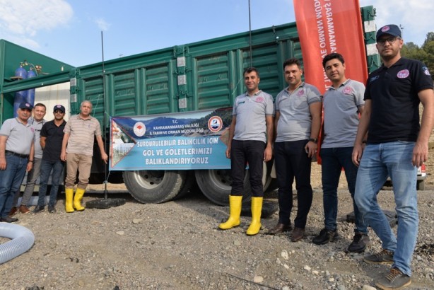 1 milyon 489 bin tane! Kahramanmaraş'ta baraj ve göletlere bırakıldı