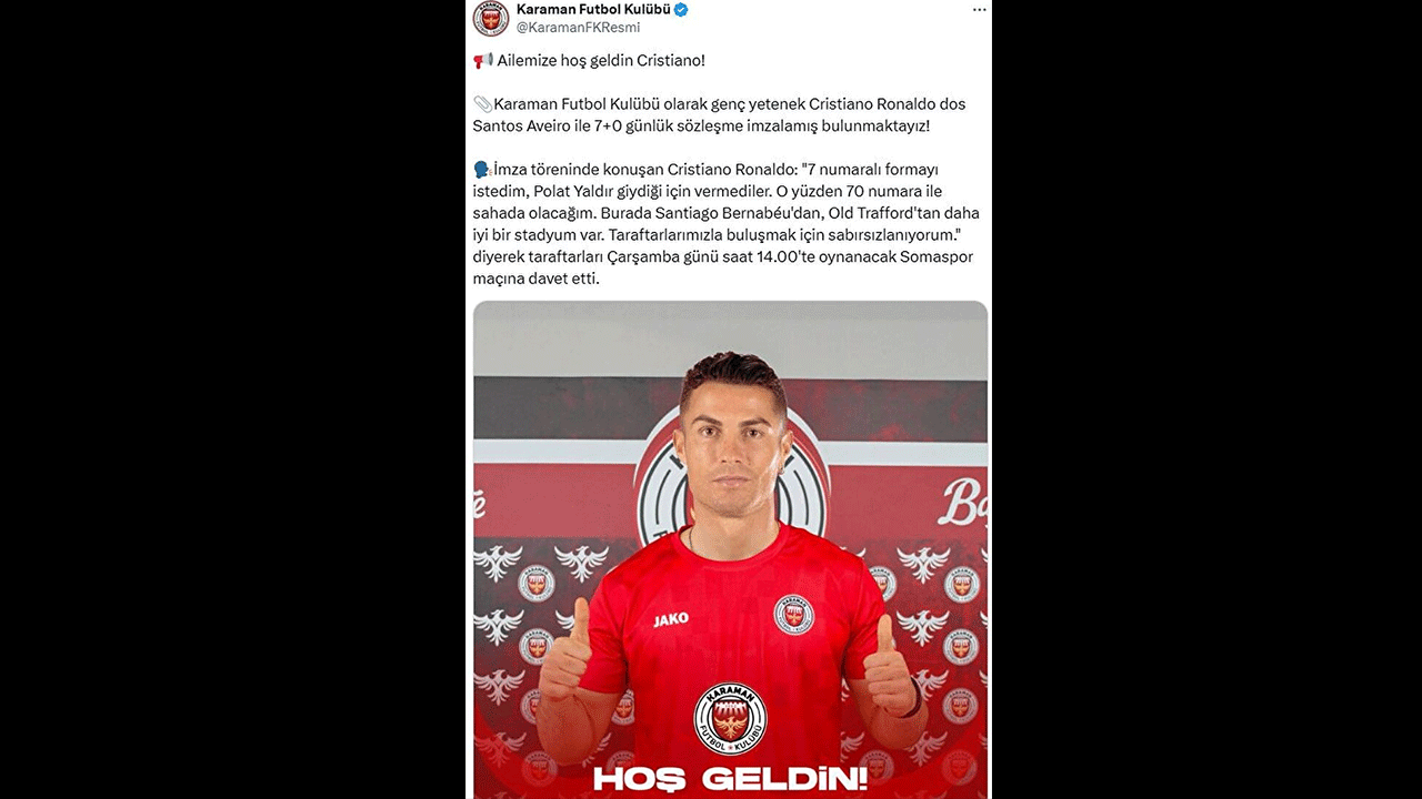 Foto - Ronaldo bir haftalığına Türk kulübünde oynayacak: Taraftarımızla buluşmak için sabırlızlanıyorum