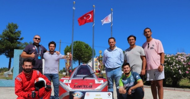 Foto - 1 TL ile 250 kilometre giden elektrikli araç yaptılar! TEKNOFEST'ten 2 ödül ile döndüler