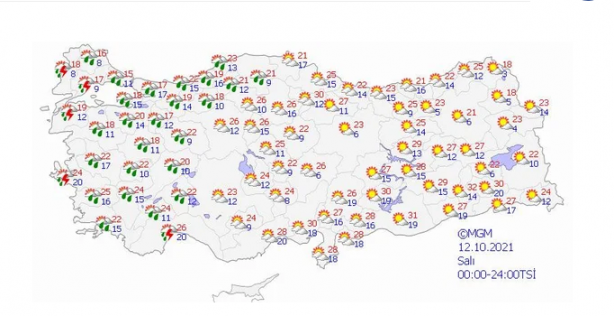 Foto - 10 gün boyunca etkili olacak! Meteoroloji paylaştı