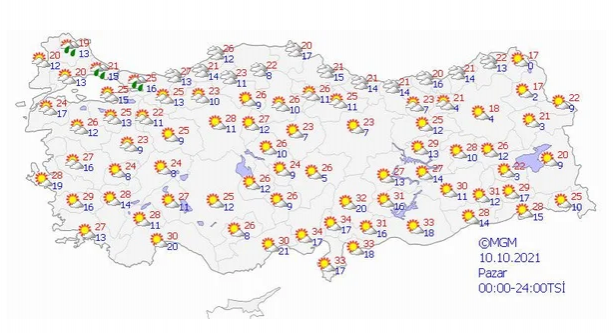 Foto - 10 gün boyunca etkili olacak! Meteoroloji paylaştı