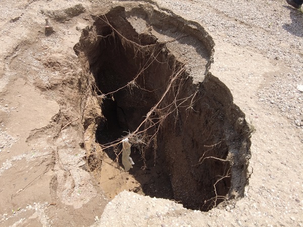 Foto - 10 metre derinliğinde! O ilimizde eş zamanlı 15 obruk oluştu