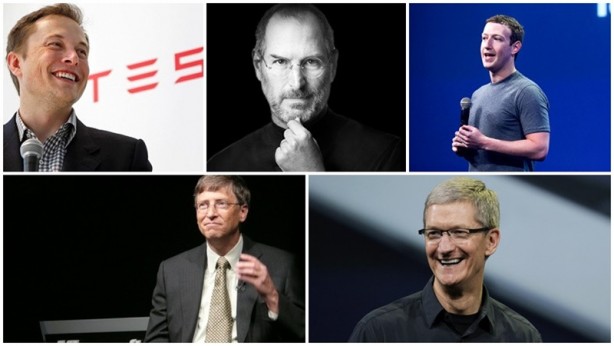 Ünlü CEO'ların yıllar önceki halleri