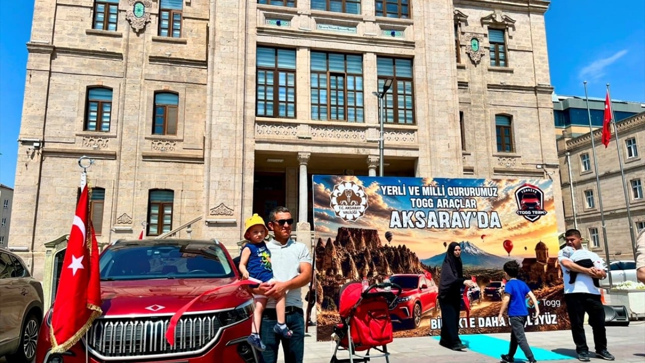 100 otomobil Aksaray’da buluştu TOGG Team Türkiye gezi turu başladı