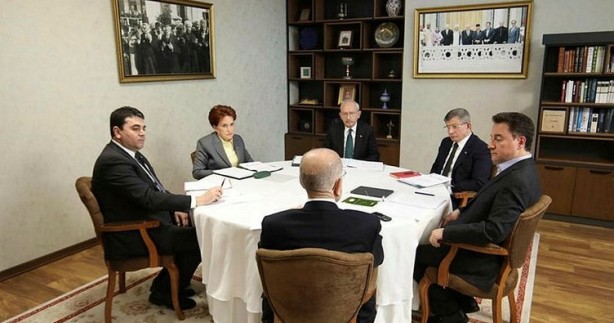 Foto - 12. kez toplanan 'Altılı Koalisyon' önemli bir karar aldı!