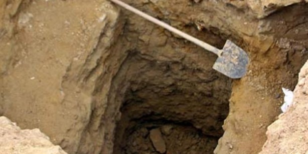 12 metre derinliğe tünel kazdılar! Şaşırılacak define olayı