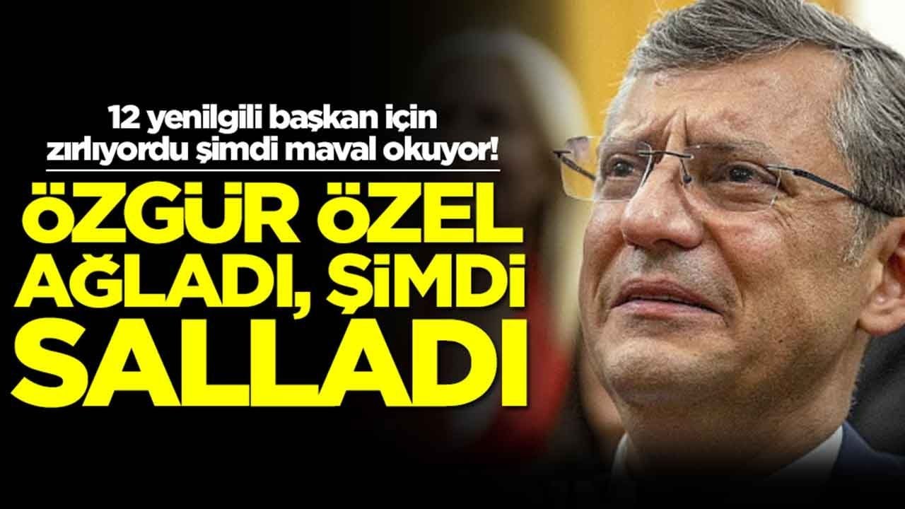 12 yenilgili başkan için zırlıyordu şimdi maval okuyor: Özgür dün ağladı, şimdi salladı