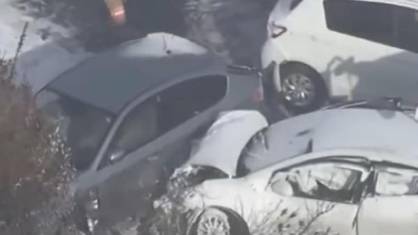 Foto - 130 araç birbirine girdi! Ölü ve yaralılar var