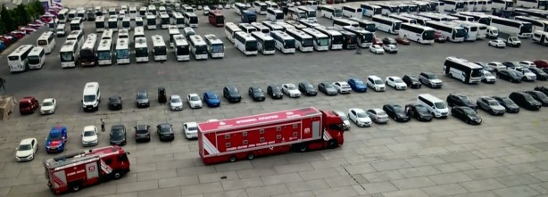 Foto - 134 araç için 200 makam aracı ile Yenikapı’da Ekrem şov!