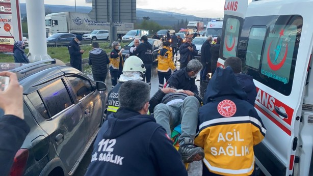 14 aracın karıştığı feci kaza: Yaralılar var