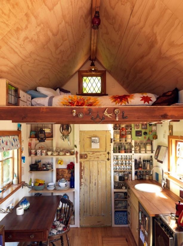 Foto - 14 metrekarelik inanılmaz kulübe 