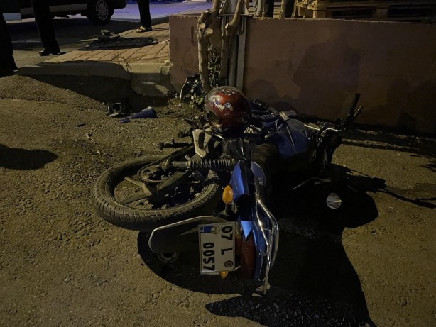 Foto - Feci kaza! 14 yaşındaki motosiklet sürücüsü yaralandı