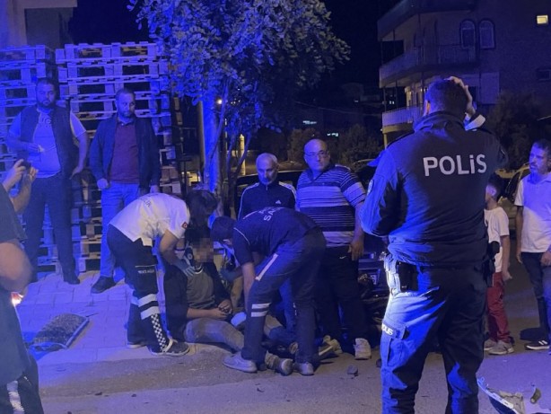 Foto - Feci kaza! 14 yaşındaki motosiklet sürücüsü yaralandı