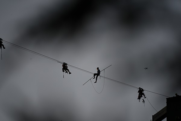 140 metre yüksekte ölümle dans