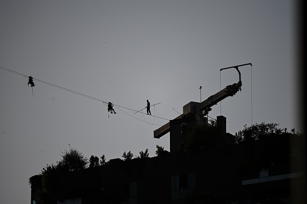 Foto - 140 metre yüksekte ölümle dans