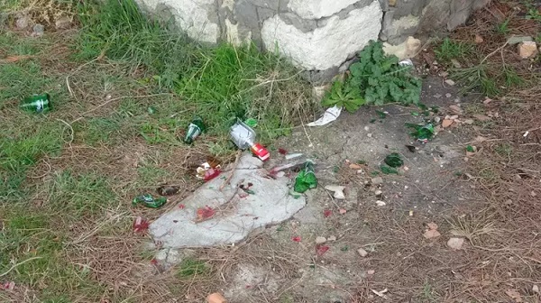 Foto - 140 yıllık tabya kaderine terk edildi! 2. Abdülhamit zamanında yapıldı bu hali herkesi üzdü