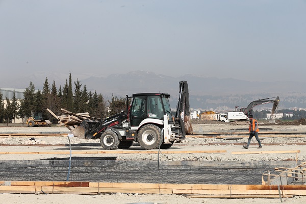 Foto - 15 bin kişilik geçici kent yükselmeye başladı