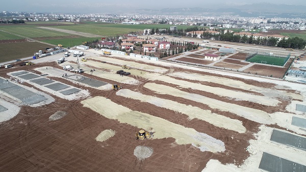 Foto - 15 bin kişilik geçici kent yükselmeye başladı