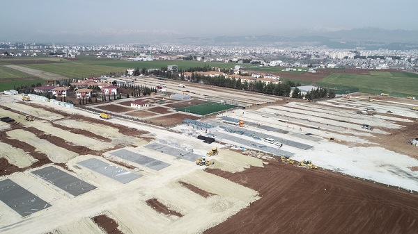 Foto - 15 bin kişilik geçici kent yükselmeye başladı