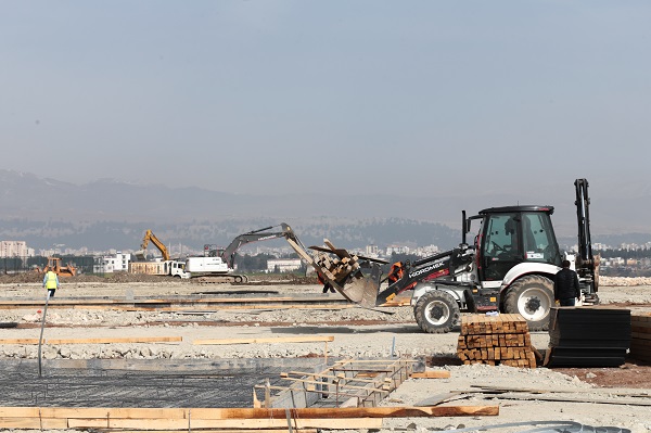 Foto - 15 bin kişilik geçici kent yükselmeye başladı