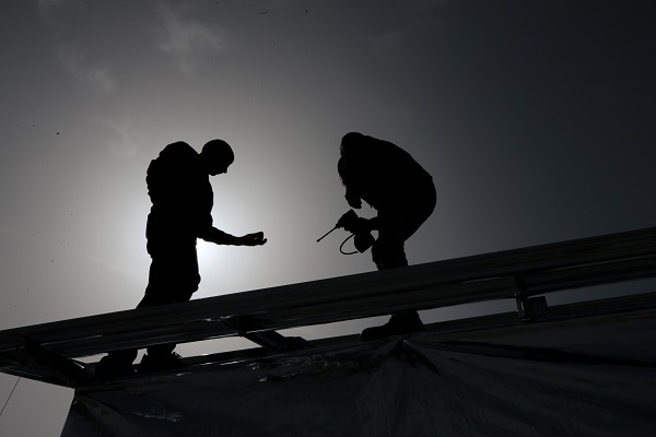 Foto - 15 bin kişilik geçici kent yükselmeye başladı