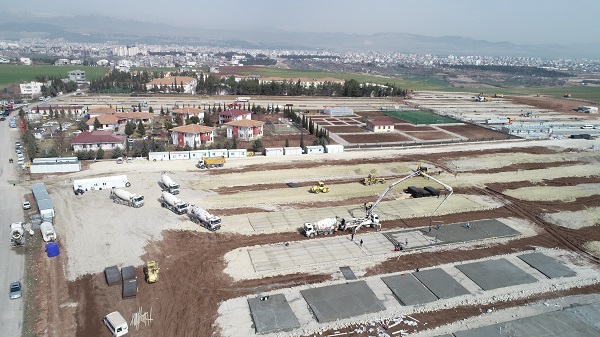 Foto - 15 bin kişilik geçici kent yükselmeye başladı