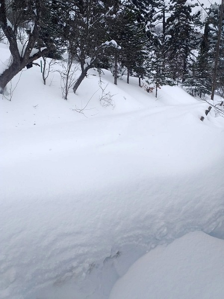 Foto - 15 gündür köye ulaşım yok! Köylüler ilaç almak için bu yolu buldular