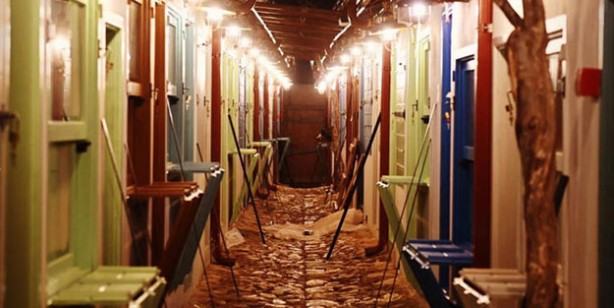 1,5 metre genişliğindeki tarihi arasta restore edildi