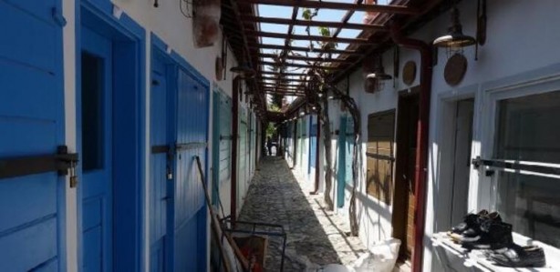 Foto - 1,5 metre genişliğindeki tarihi arasta restore edildi