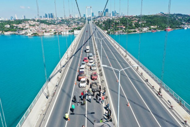 Foto - 15 Temmuz Şehitler Köprüsü'nde film çekimi