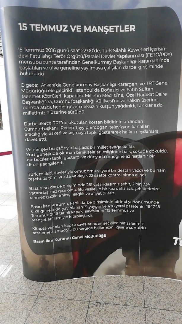 Foto - 15 Temmuz ve Manşetler Sergisi açıldı